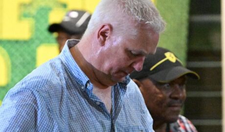 Flemming Berg was hurled with water by a supporter at Loftus Stadium.